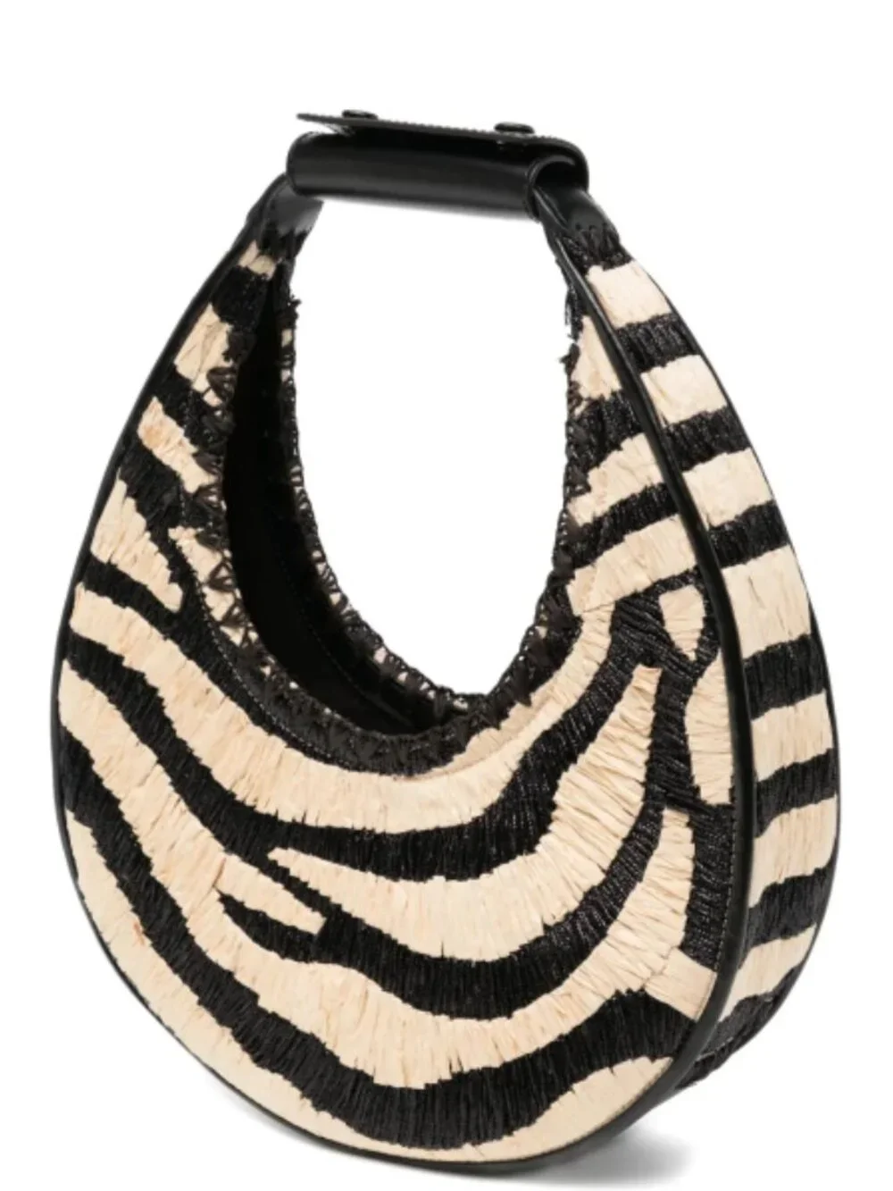 STAUD Moon Raffia Tote